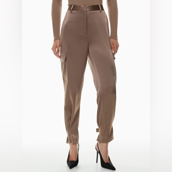 Aritzia Pants - {{aritzia}} Refined Satin Cargo Pant